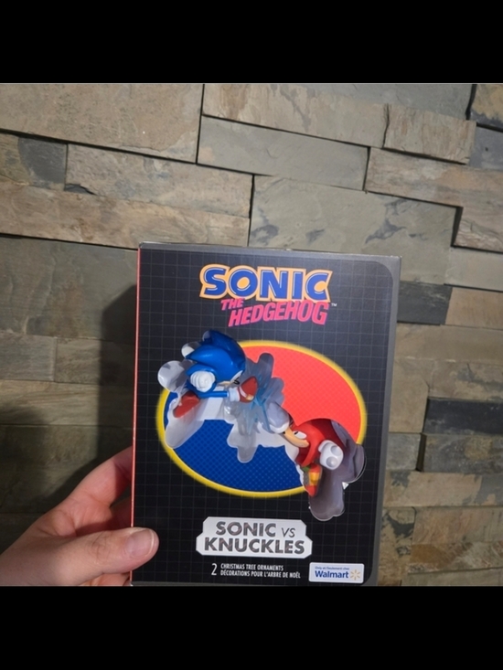 Sega Other - Sonic the Hedgehog Sonic vs Knuckles Ornament Set - Walmart Exclusive